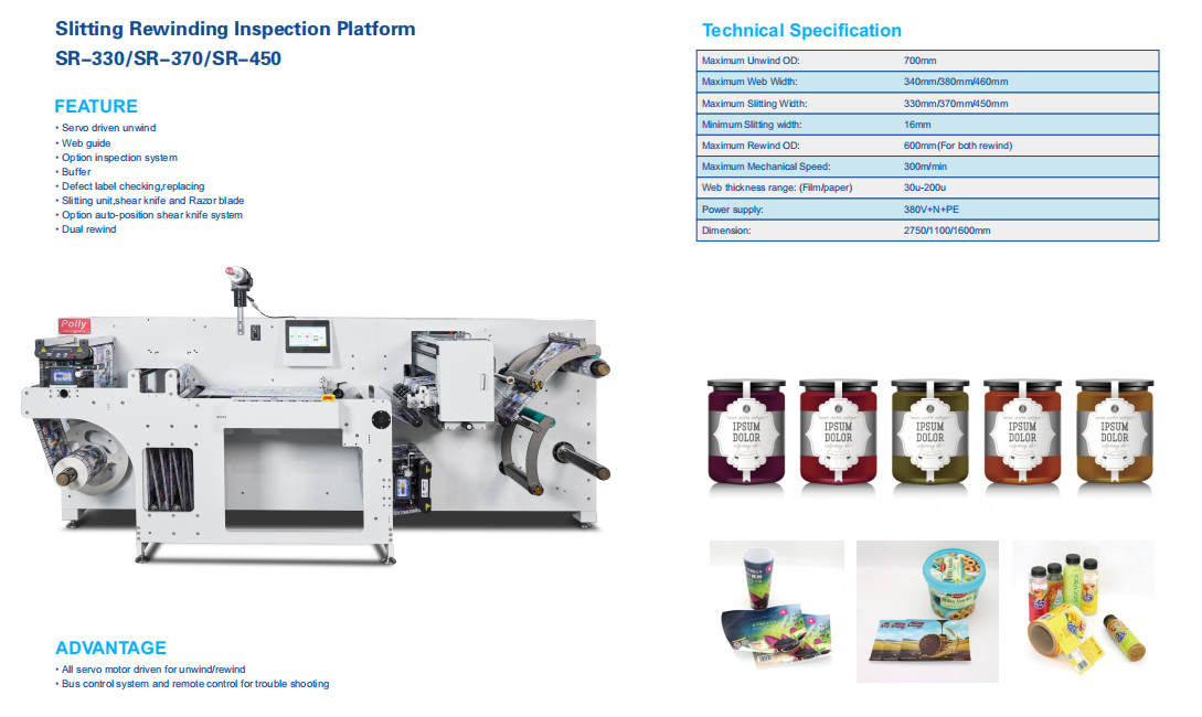 Slitting Rewinding Inspection Platform SR-330/SR-370/SR-450 - www ...